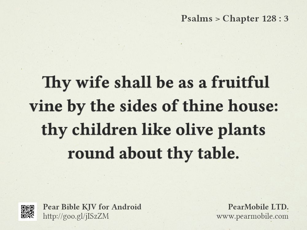 Psalms, Chapter 128:3